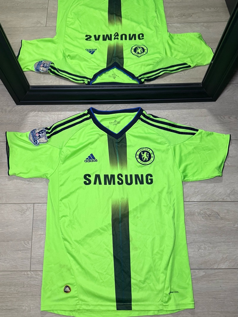 Y2K 2010 / 2011 Adidas Chelsea Thrilla 11 Third Football Soccer Jersey Shirt